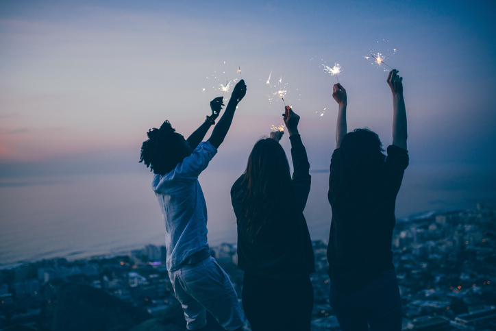 celebrating-with-sparklers